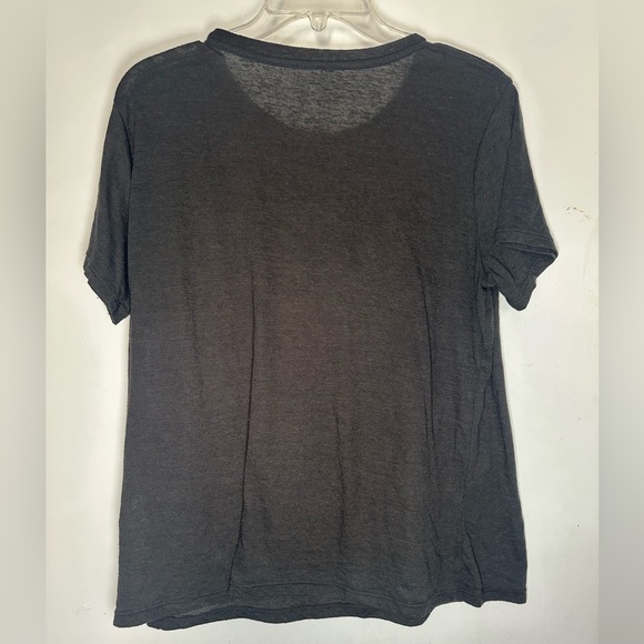 Obey Gray Tee with Floral Logo - Picture 3 of 5